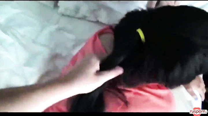 Домашнее порно с брюнеткой