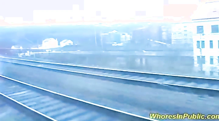 Негр отодрал двух цыпочек в поезде