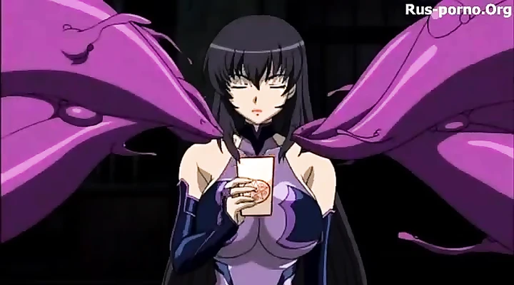 Инопланетное чудовище трахает двух молодых анимешниц