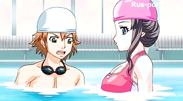 Тренер по плаванью выебал в душе сисястую милашку